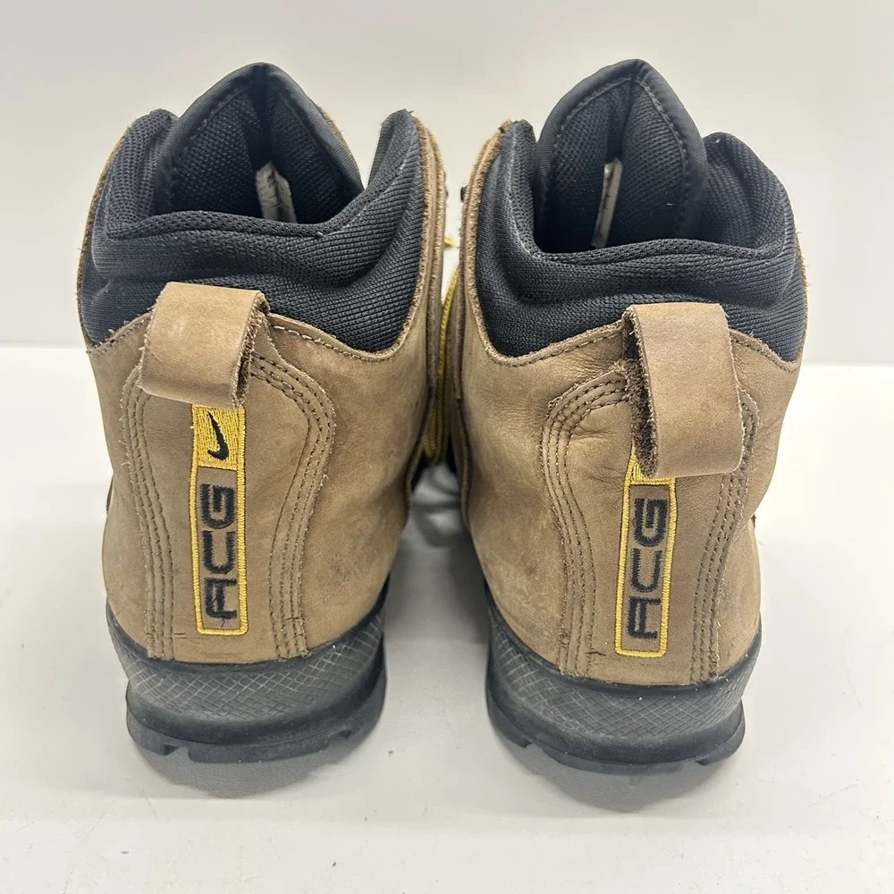 Nike‎ ACG Air Hiking Boots Brown Leather Trail Outdoor Boots Men's Size 10 Y2K